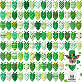 Bandanas Chunful pour chien Saint-Patrick, motifs multicolores pour fête festive.