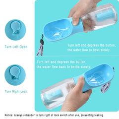 Utilisation à une main avec capot et distribution d'eau facile.