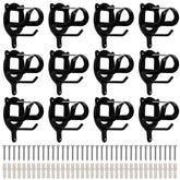 Porte-bride mural Cididu avec douze crochets pour organiser l’équipement équestre.