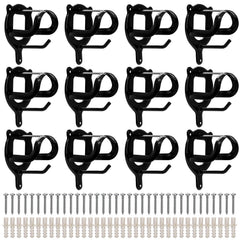Porte-bride mural Cididu avec douze crochets pour organiser l’équipement équestre.