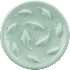 Bol Cilkus à design piscine pour alimentation lente des chats et petits chiens.