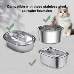 Cirfifth préfiltre-chat avec mousse pour retenir poils et particules.