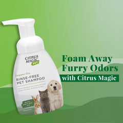 Shampoing Citrus Magic, élimine les odeurs du pelage des petits animaux.