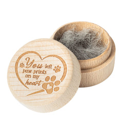 CJiangpo boite memoire chien bois : garder poils ou cendres comme souvenir durable.