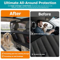 CJYMMFAN Barrière chien cargo tronc protège vos affaires et crée un espace sûr.