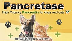 CK Formulations Pancretase – Etiquette: informations claires sur la composition et le dosage.