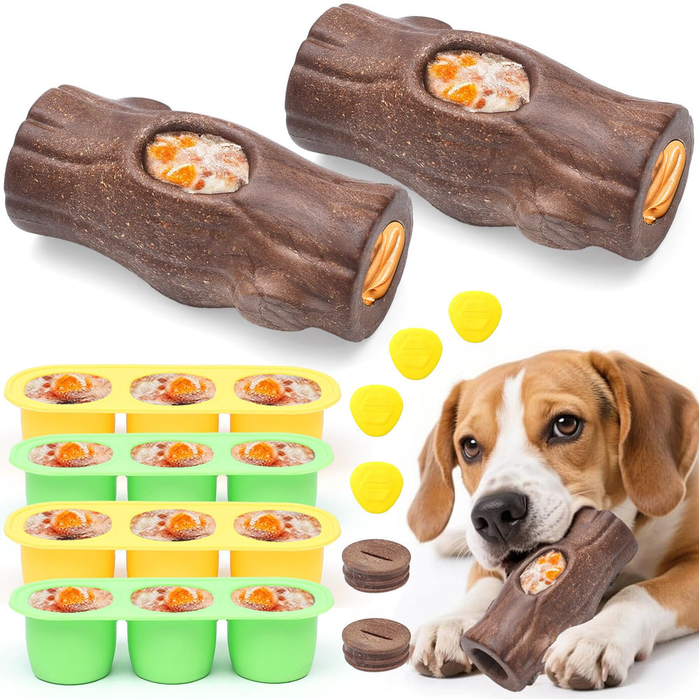ClariVora ensemble de deux jouets indestructibles pour chiens agressifs, stimulation et distraction