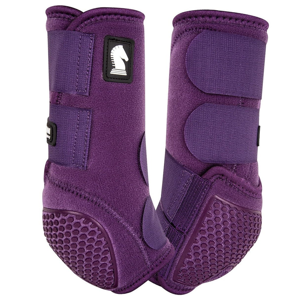Classic Equine Flexion Front Aubergine : protection du boulet lors d'épreuves rapides