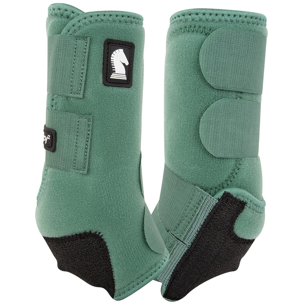 Legacy2 de Classic Equine, Bottes soutien avant Spruce, confort et protection lors des manœuvres