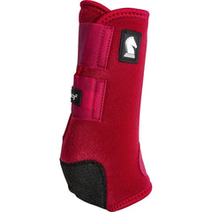 Legacy2 Classic Equine protection des jambes cramoisi pendant les séances intenses.