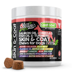 Clean Pets Huile de Saumon – bouteille prête à nourrir le pelage et la peau.