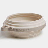 Cleverpup Nomad bol chien pliable 4 tasses, parfait pour repas et hydratation en voyage.