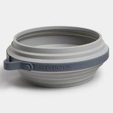 Cleverpup Nomad bol chien répliable 4 tasses gris, pratique lors des sorties.