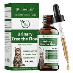 Clidelan Bouteille Traitement Chat Urinaire: pratique et facile à ajouter à l’alimentation.