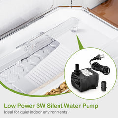 Clioran kit tortue avec plateforme UV pour bain de chaleur.