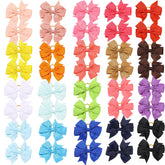 Nœud Clipband pour chiot, 2,5 pouces, couleur variée pour un look quotidien.