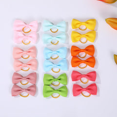 Clipband noeud mini 2 pouces rose: parfait pour les jeux et séances photos.