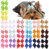 Barrettes Clipband pour chiot mini avec élastiques résistant au maintien.