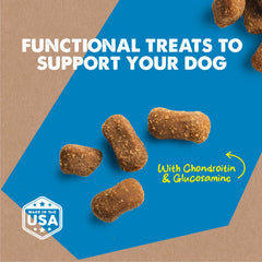 Glucosamine et chondroïtine inclus, Dynamo Dog pour soutien articulations.
