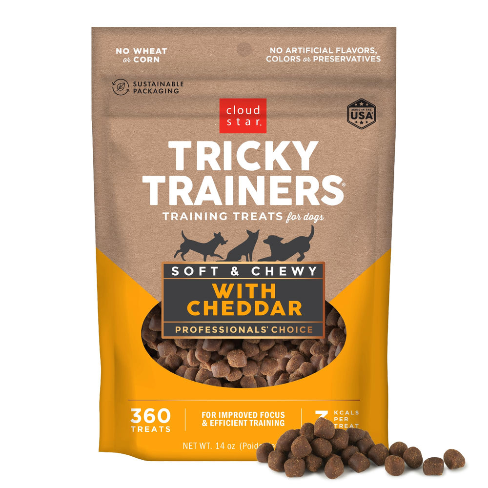 Cloud Star Tricky Trainers – sachet cheddar molleux, idéal pour l'entraînement.