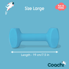 Jouet chiot Coachi, haltère durable pour chiots actifs