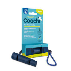 Coachi sifflet deux tons en gros plan, signal clair pour des commandes précises.
