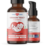 Coco et Luna Cranberry pour chats, flacon pompe, soutien urinaire possible.