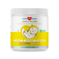 Coco et Luna SAM-e pour chat, poudre en bouteille soutien potentiel du foie