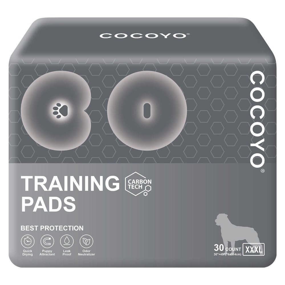 COCOYO Tapis Charbon 35x40 pour chiens; contrôle des odeurs et taches.