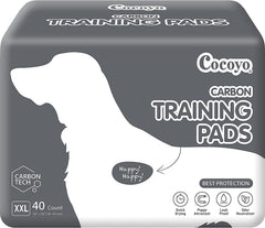 COCOYO tapis d'entraînement chien XL noir, contrôle des odeurs et nettoyage rapide