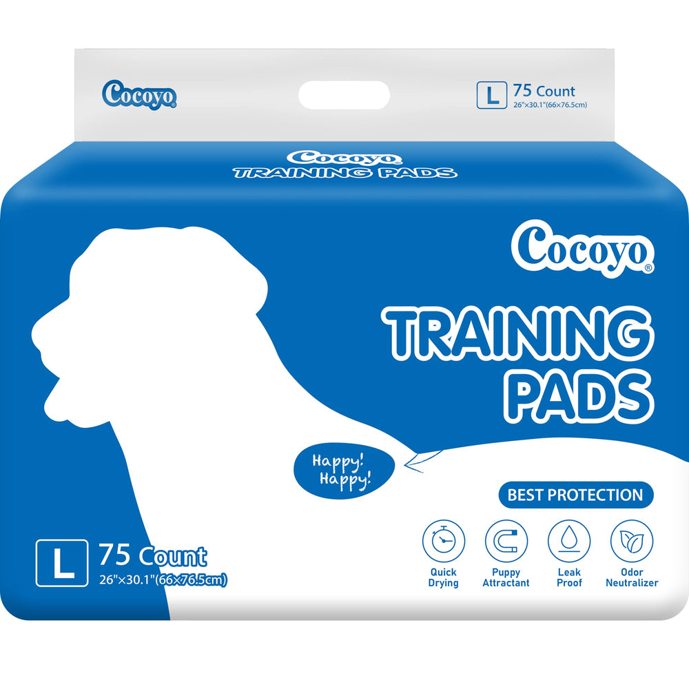 COCOYO tapis dressage chien grand format, 75 unités, idéal pour l'entraînement intérieur.