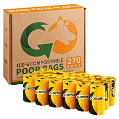 Sacs-poubelle Codirom pour chien, 270 pièces, pratique pour les sorties quotidiennes.