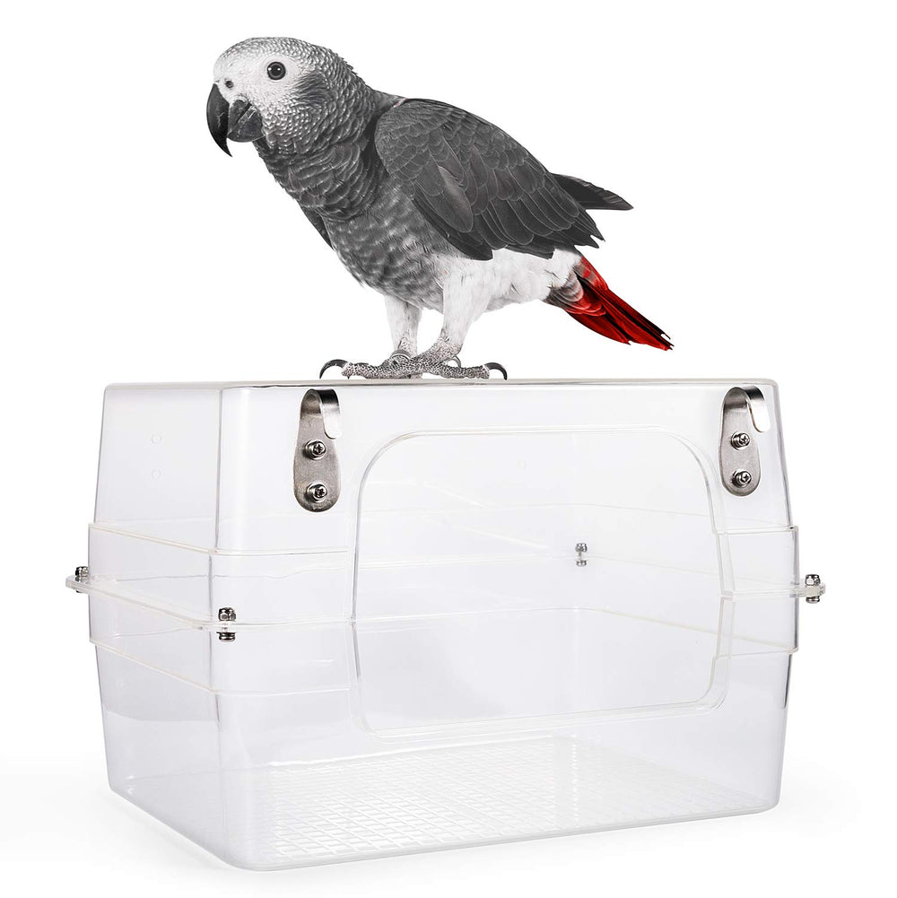 Colorday grand bac de bain pour cage, offre espace de baignade confortable pour vos oiseaux.
