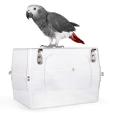 Colorday grand bac de bain pour cage, offre espace de baignade confortable pour vos oiseaux.