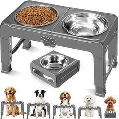 COMESOON gamelles élevées pour chien - ensemble ergonomique et stable.