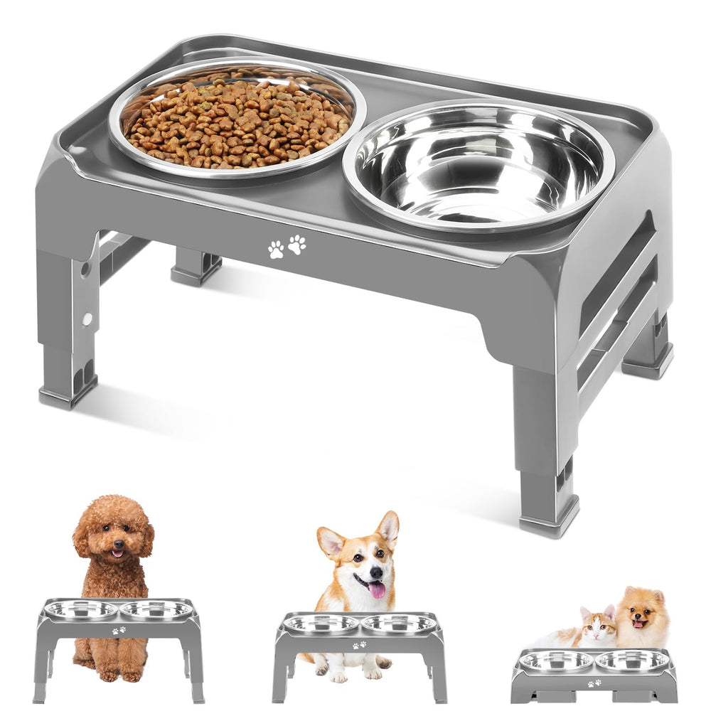 COMESOON support elevé avec trois hauteurs pour chiens