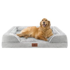 Lit orthopédique Comfort Expression XL avec mousse nid d'abeille assure un soutien articulations.