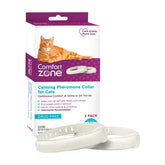 Collier calmant Comfort Zone porté par un chat, favorisant le calme.