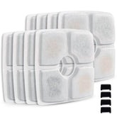 Filtre Comsmart pour fontaine chat – trois filtrations, pack8, eau plus fraîche.