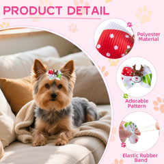 COMSUN noeud-chien Paques: touche printaniere pour photos et promenades.