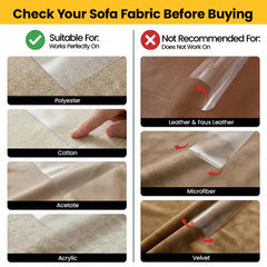 Conlun protège-meuble tissu sans résidu – installation propre et durable.