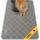 Conlun tapis litiere 40x28: grille PVC capte poussiere et retient les grains.