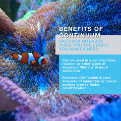 Continuum Aquatics Bact Rox Nitrazex, réduction des nutriments et impuretés dans l'aquarium.