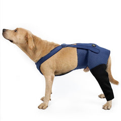 Coodeo Recovery Suit bleu, avant: protection des plaies et réduction du léchage.