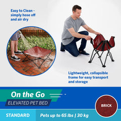 Coolaroo lit-elevation-confort-exterieur, parfait pour sorties en plein air.