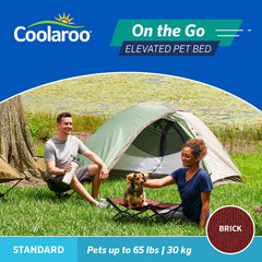 Coolaroo tissu-respirant-circulation-d-air-360 assure une fraîcheur autour du chien.