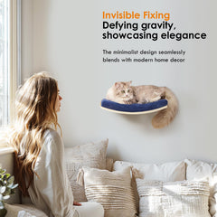 COOLEX perchoir chat mural coussin doux – confort instantané en hauteur.
