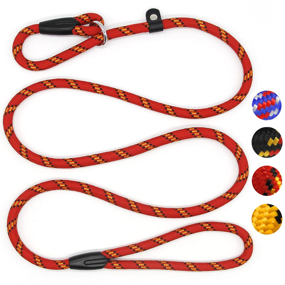 Laisse Coolrunner en nylon rouge 5ft pour chiens petits et moyens.