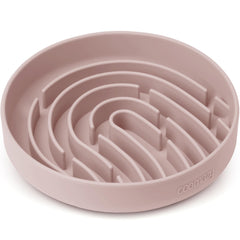 Coomazy gamelle lente rose poussiéreux, design labyrinthique ralente l'alimentation.