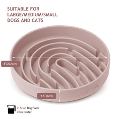 Coomazy bol en silicone lavable au lave-vaisselle pour un nettoyage facile.